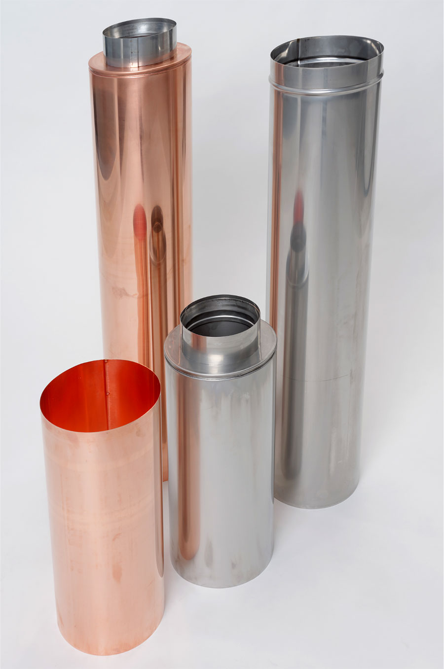 Fourreaux pour cheminées en acier