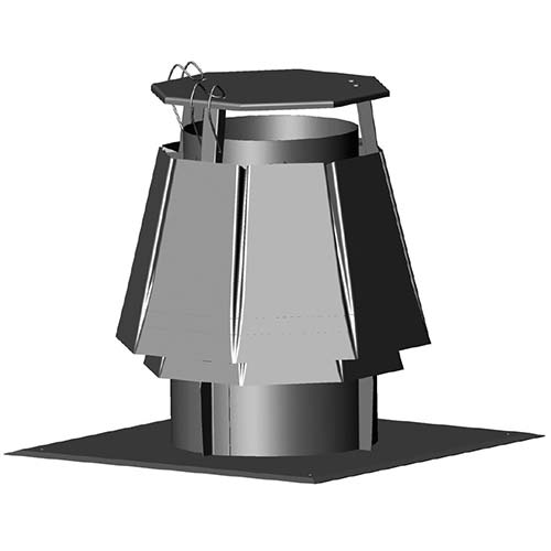 Cape de cheminée type REGULATEUR