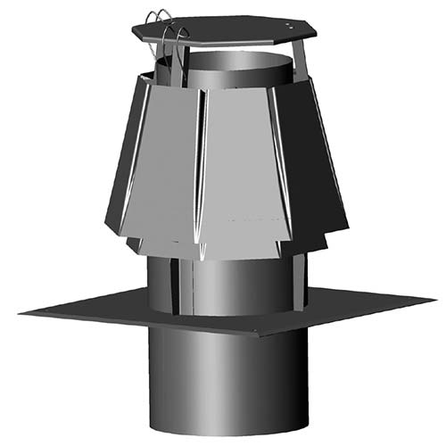 Cape de cheminée type REGULATEUR