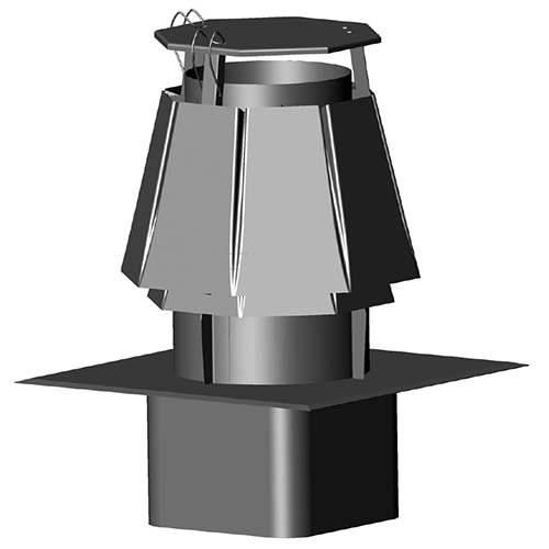 Cape de cheminée type REGULATEUR